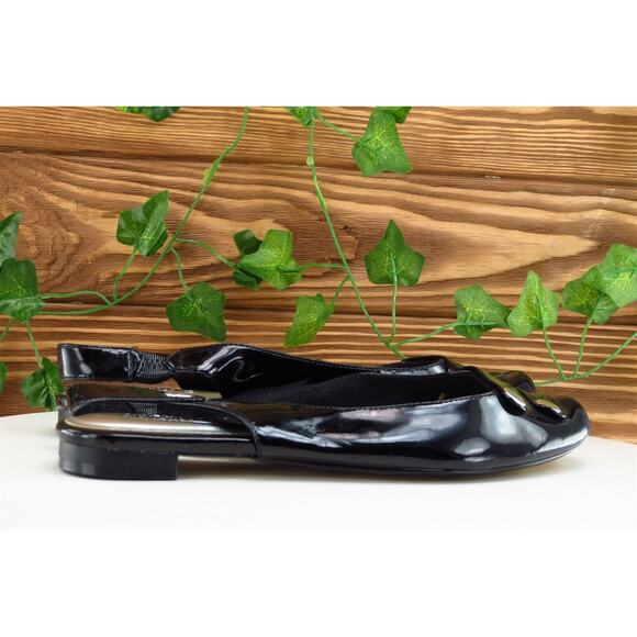 Seychelles Sz 6.5 M Black Slingback Synthetic Women‎ Sandals - Picture 4 of 8